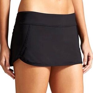 Athleta Black Swim Skort